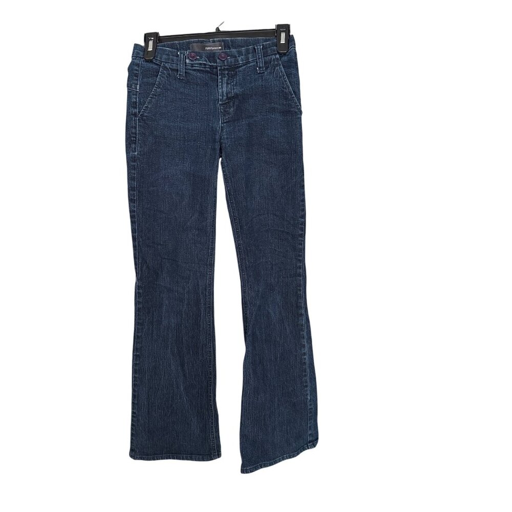 Furst Premium Womens Denim Jeans Size 26 Blue Bootcut Stretch
